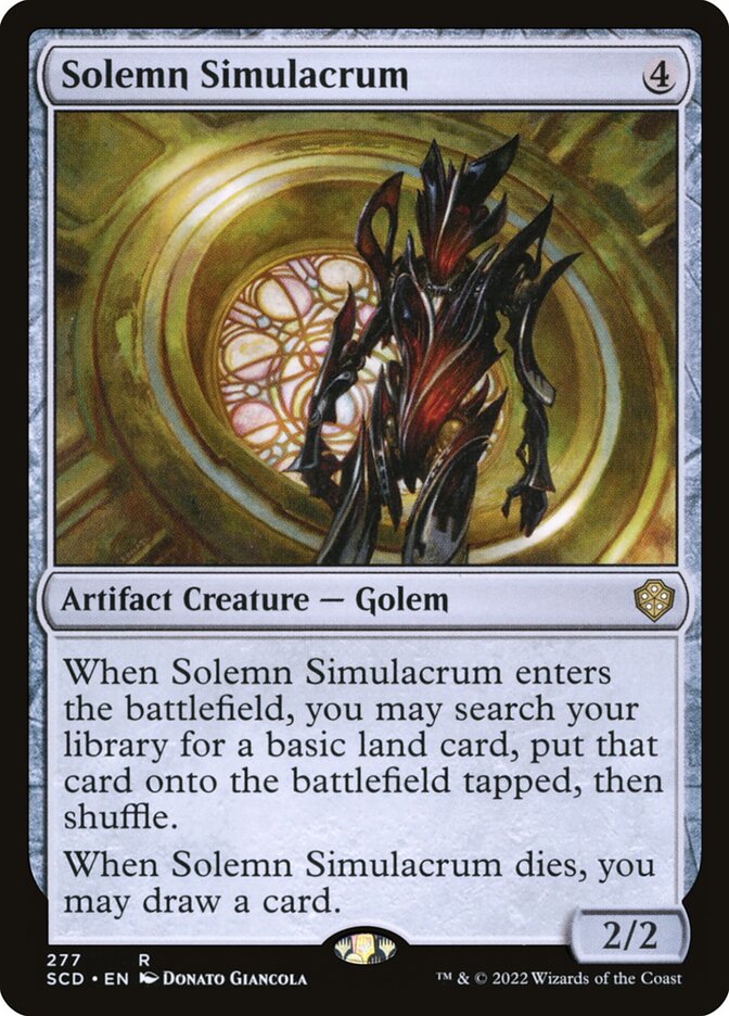 Solemn Simulacrum 277 (Starter Commander Decks)  | Good Games Adelaide SA