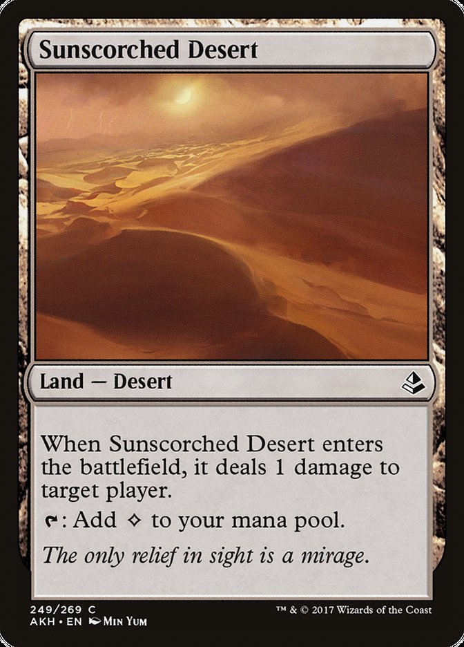 Sunscorched Desert 249 (Amonkhet)  - Foil | Good Games Adelaide SA