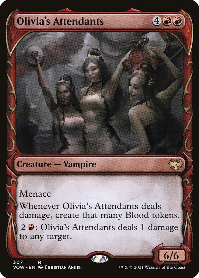 Olivia's Attendants 307 (Innistrad: Crimson Vow)  | Good Games Adelaide SA