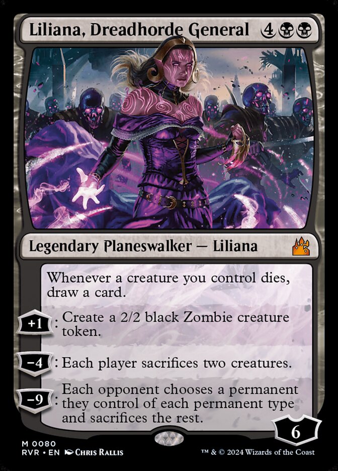 Liliana, Dreadhorde General 80 (Ravnica Remastered)  | Good Games Adelaide SA