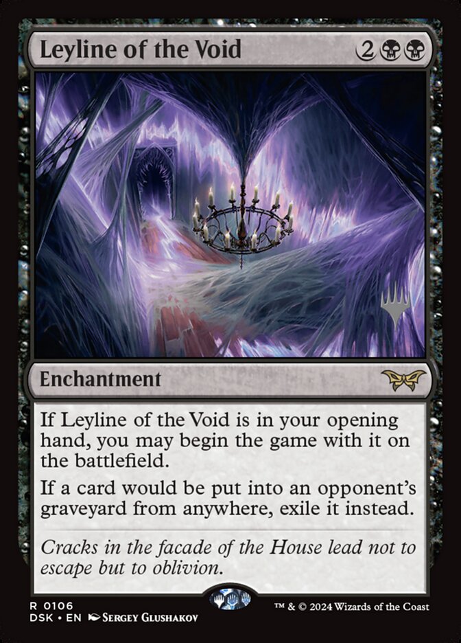 Leyline of the Void 106 (Promo Pack: Duskmourn: House of Horror)  - Foil | Good Games Adelaide SA