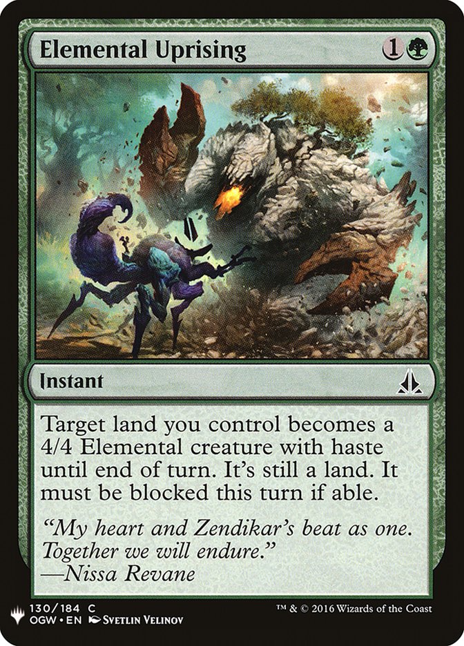 Elemental Uprising 130 (The List Reprints)  | Good Games Adelaide SA