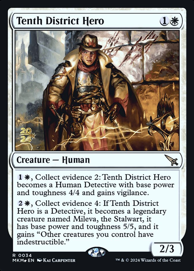 Tenth District Hero 34 (Prerelease Cards)  - Foil | Good Games Adelaide SA