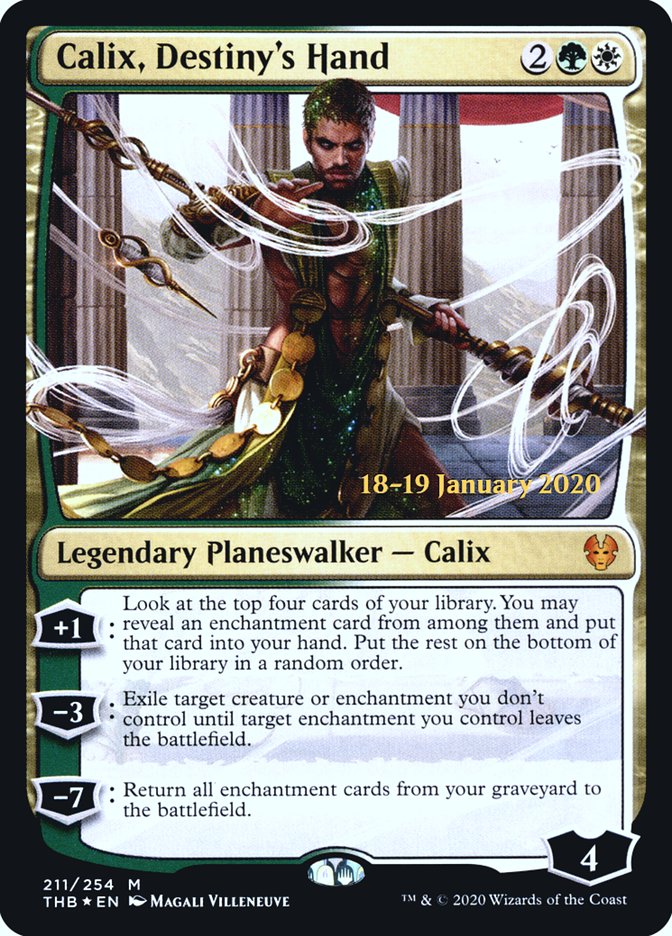 Calix, Destiny's Hand 211 (Prerelease Cards)  - Foil | Good Games Adelaide SA