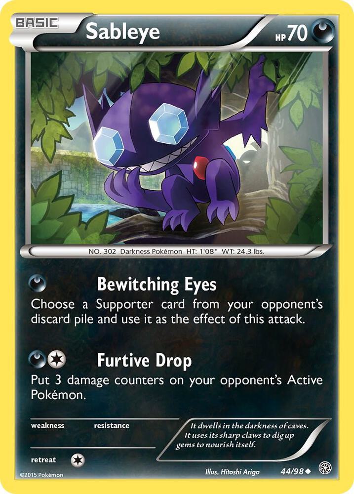 Sableye 44/98 (XY - Ancient Origins)  | Good Games Adelaide SA