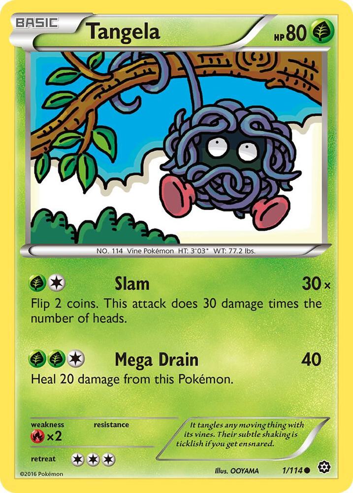 Tangela 1/114 (XY - Steam Siege)  | Good Games Adelaide SA