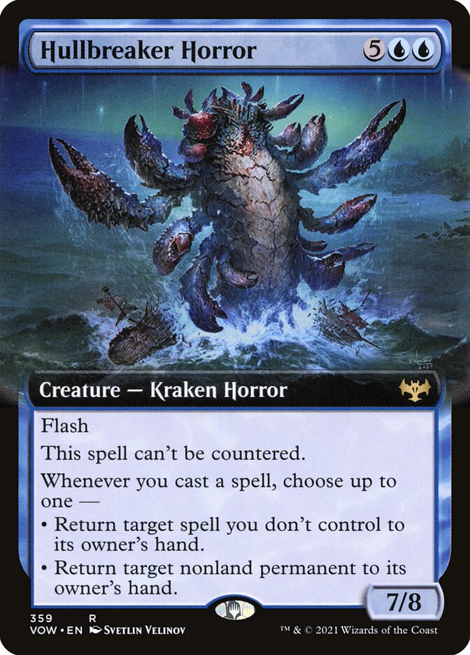 Hullbreaker Horror Extended Art 359 (Innistrad: Crimson Vow)  - Foil | Good Games Adelaide SA