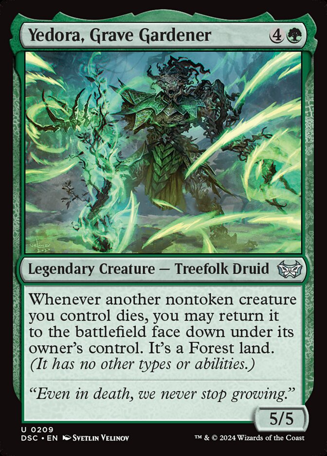 Yedora, Grave Gardener 209 (Commander: Duskmourn: House of Horror)  | Good Games Adelaide SA