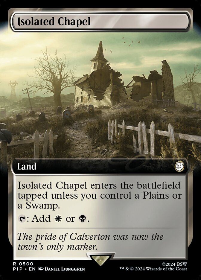 Isolated Chapel 500 (Universes Beyond: Fallout)  - Foil | Good Games Adelaide SA