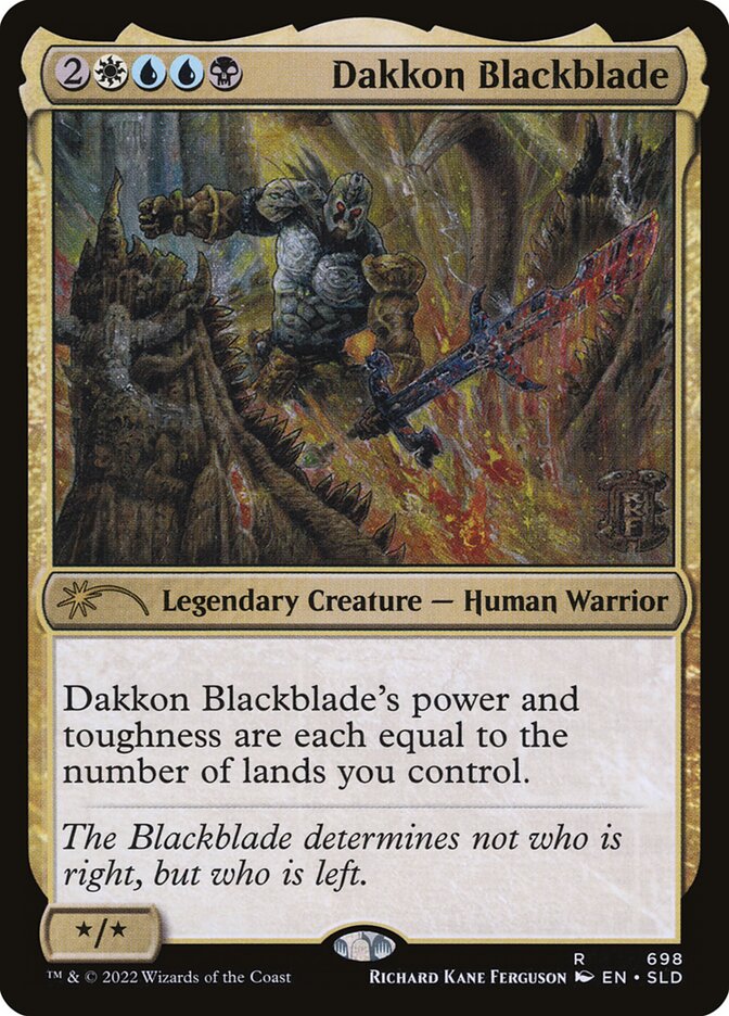 Dakkon Blackblade 698 (Secret Lair Drop Series)  - Foil | Good Games Adelaide SA
