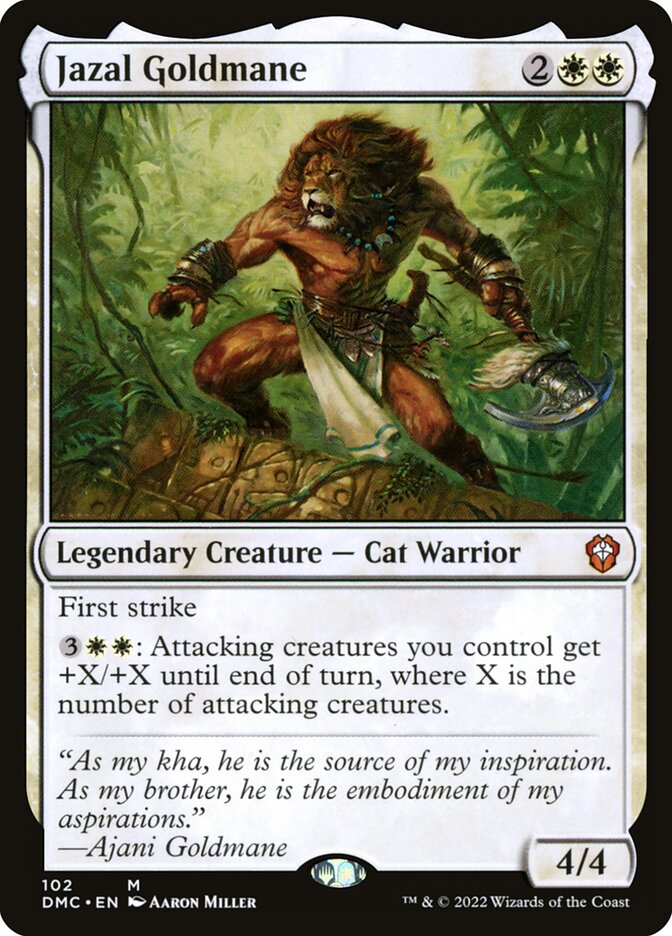Jazal Goldmane 102 (Commander: Dominaria United)  | Good Games Adelaide SA