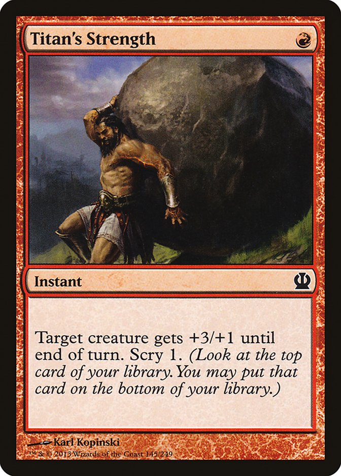 Titans Strength 145 (Theros)  - Foil | Good Games Adelaide SA