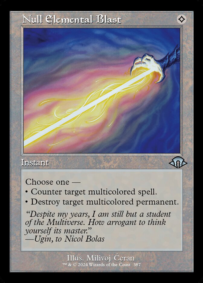 Null Elemental Blast 387/319 (Modern Horizons 3)  - Retro Foil | Good Games Adelaide SA