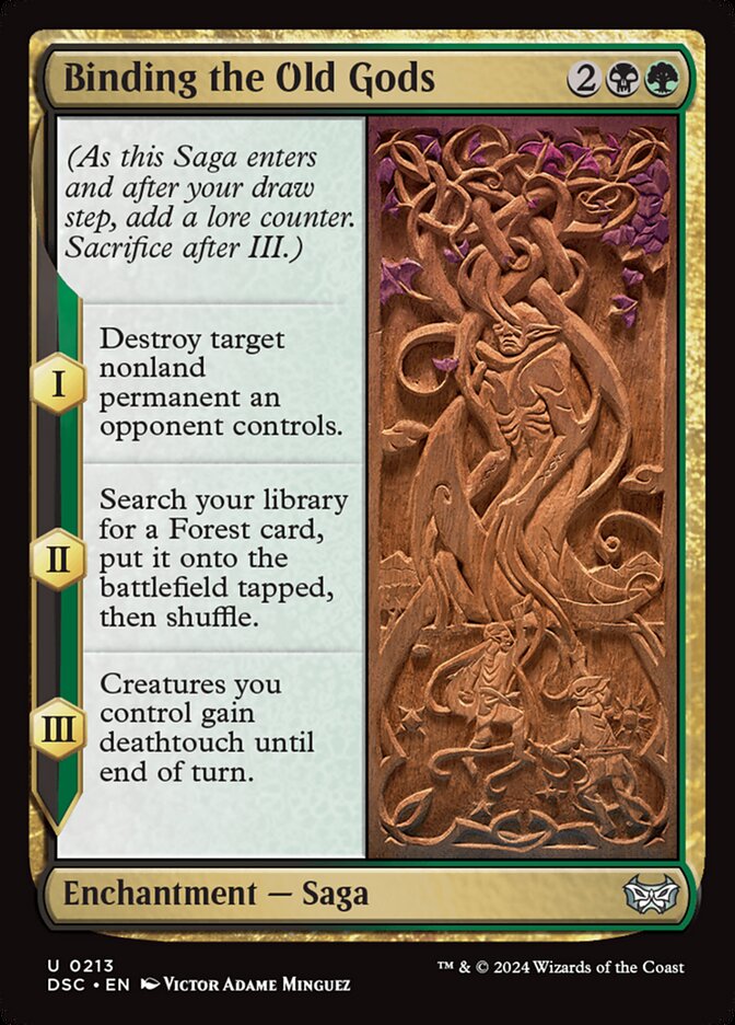 Binding the Old Gods 213 (Commander: Duskmourn: House of Horror)  | Good Games Adelaide SA