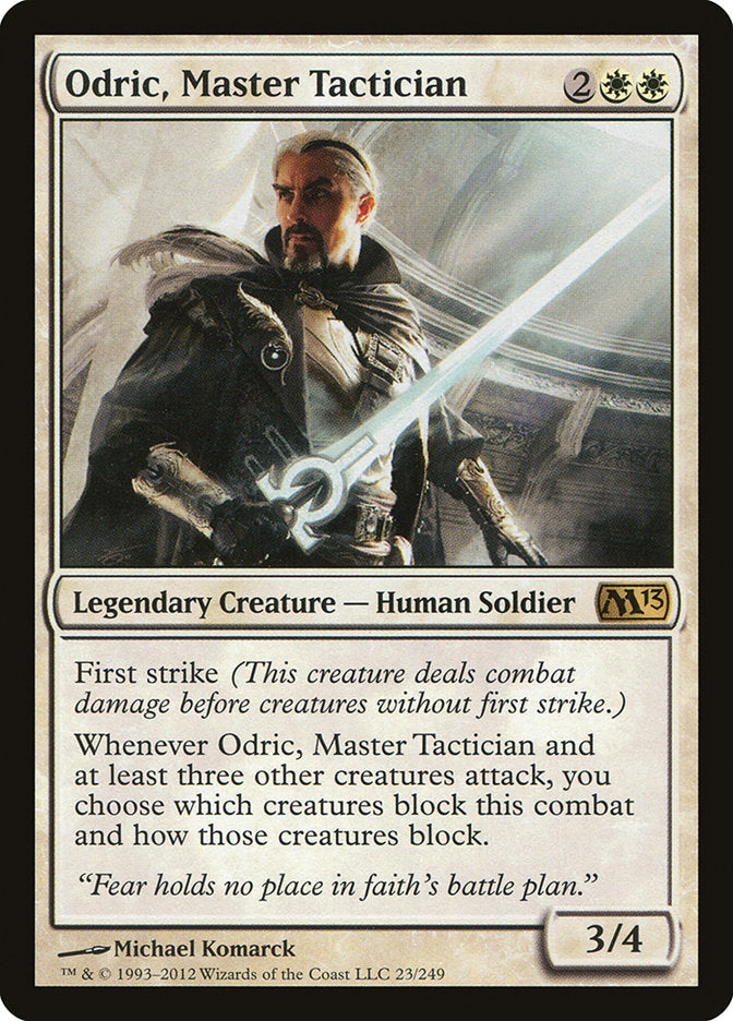 Odric, Master Tactician 23 (Magic 2013 (M13))  - Foil | Good Games Adelaide SA