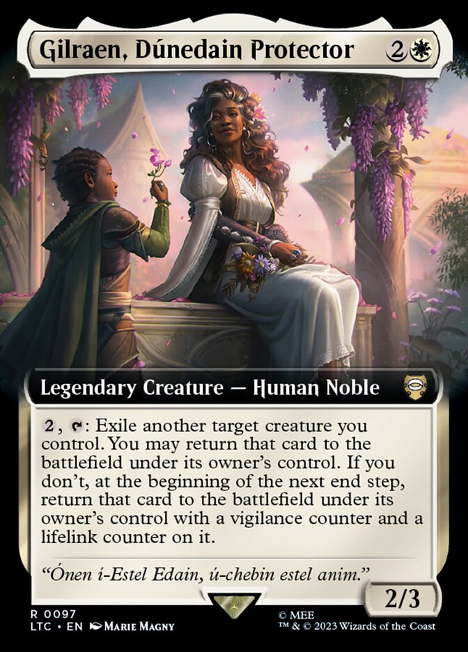 Gilraen, Dúnedain Protector 97 (Commander: The Lord of the Rings: Tales of Middle-earth)  - Extended Art | Good Games Adelaide SA