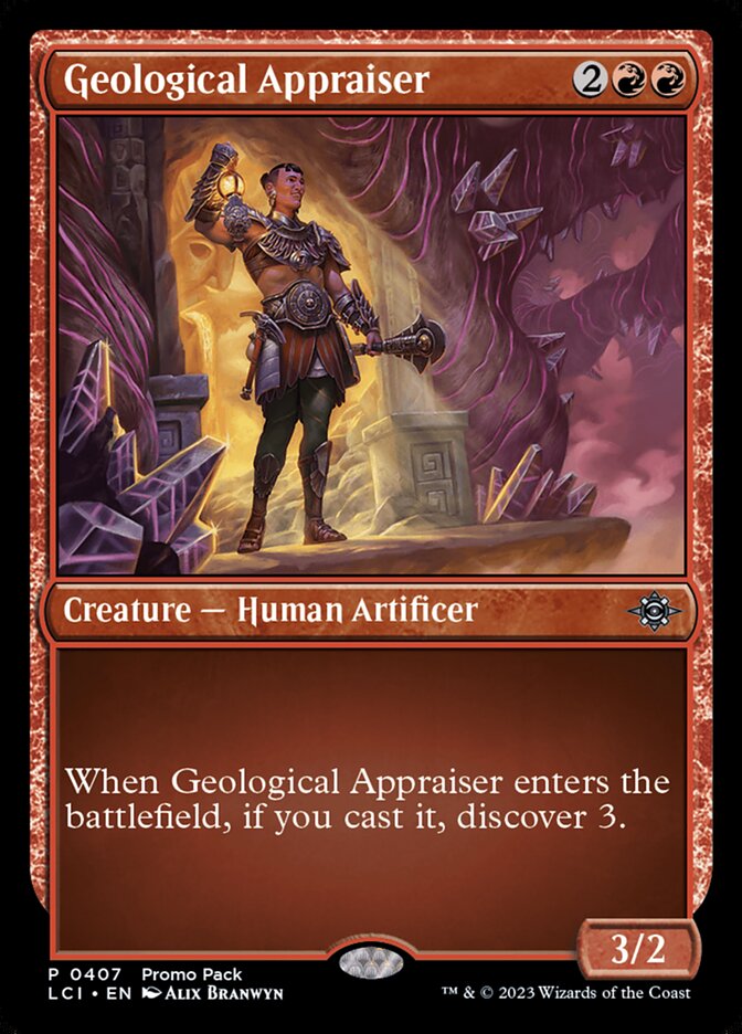 Geological Appraiser 407 (Promo Pack: The Lost Caverns of Ixalan)  - Foil | Good Games Adelaide SA