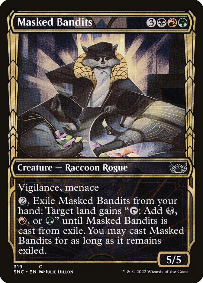 Masked Bandits 319 (Streets of New Capenna)  - Foil | Good Games Adelaide SA