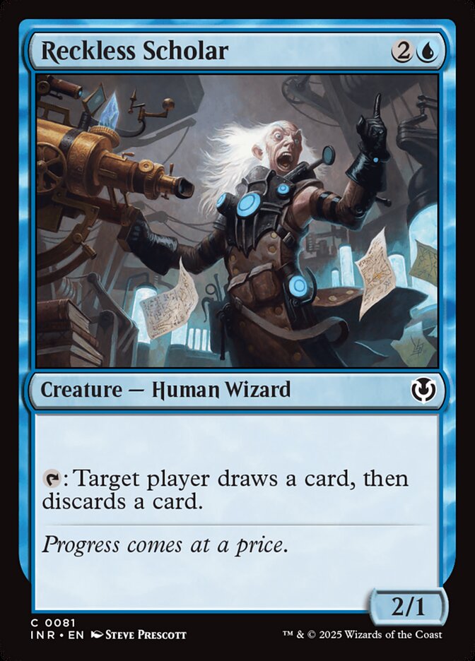 Reckless Scholar 81 (Innistrad Remastered)  - Foil | Good Games Adelaide SA