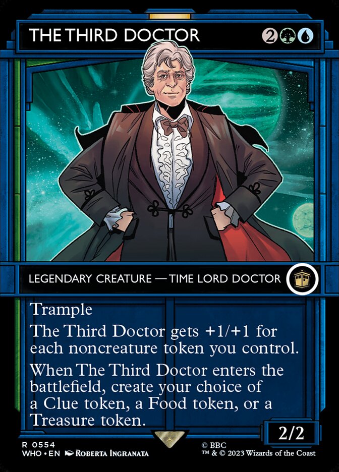 The Third Doctor 554 (Universes Beyond: Doctor Who)  - Foil | Good Games Adelaide SA