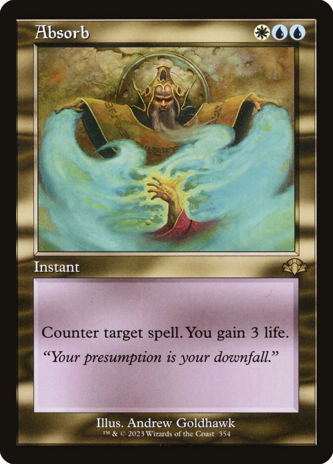 Absorb Retro Frame 354 (Dominaria Remastered)  | Good Games Adelaide SA