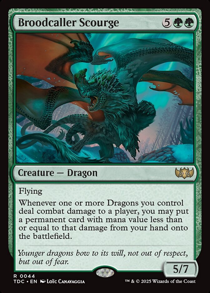 Broodcaller Scourge 44 (Commander: Tarkir: Dragonstorm)  | Good Games Adelaide SA