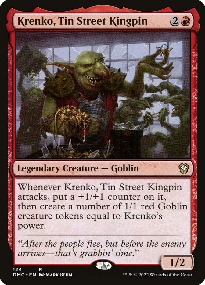 Krenko, Tin Street Kingpin 124 (Commander: Dominaria United)  | Good Games Adelaide SA