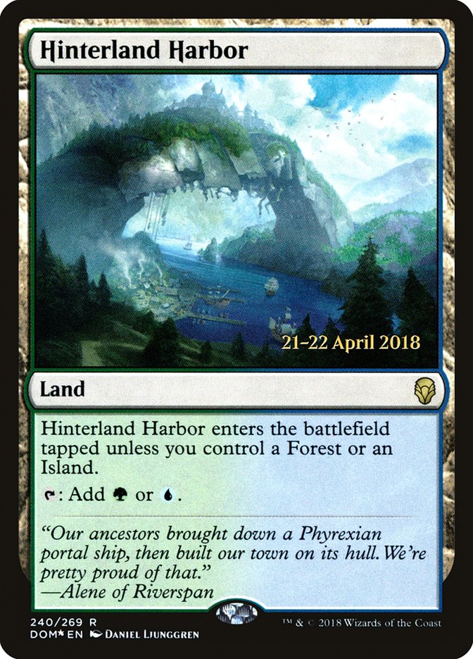 Hinterland Harbor 240 (Prerelease Cards)  - Foil | Good Games Adelaide SA