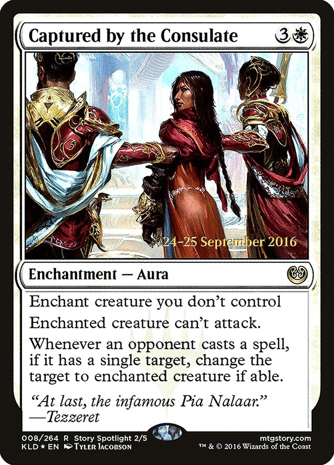 Captured by the Consulate 8 (Prerelease Cards)  - Foil | Good Games Adelaide SA