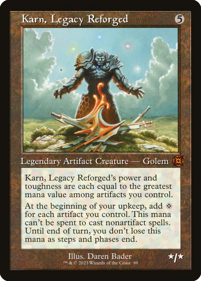 Karn, Legacy Reforged 99 (March of the Machine: The Aftermath)  - Retro | Good Games Adelaide SA