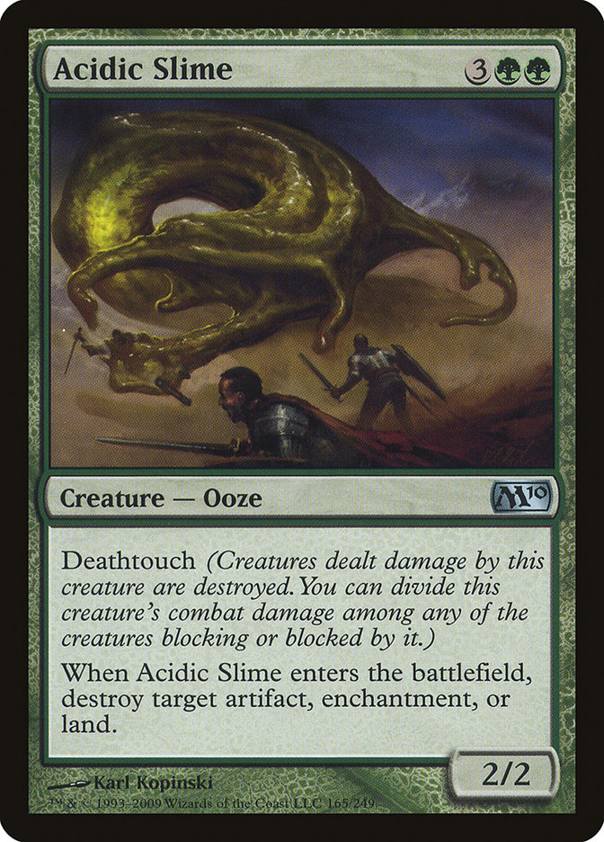 Acidic Slime 165 (Magic 2010 (M10))  - Foil | Good Games Adelaide SA