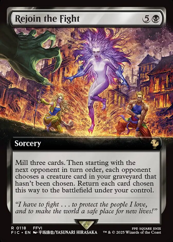Rejoin the Fight 118 (Commander: FINAL FANTASY)  - Foil | Good Games Adelaide SA