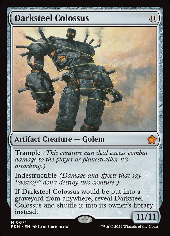 Darksteel Colossus 671 (Foundations)  | Good Games Adelaide SA