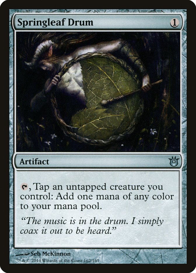 Springleaf Drum 162 (Born of the Gods)  - Foil | Good Games Adelaide SA