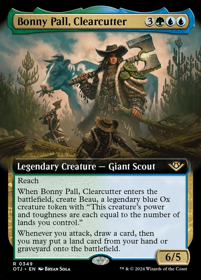 Bonny Pall Clearcutter Extended Art 349 (Outlaws of Thunder Junction)  - Extended Art | Good Games Adelaide SA