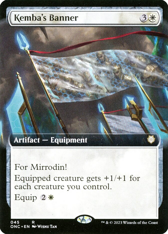 Kemba's Banner 45 (Commander: Phyrexia: All Will Be One)  - Extended Art | Good Games Adelaide SA
