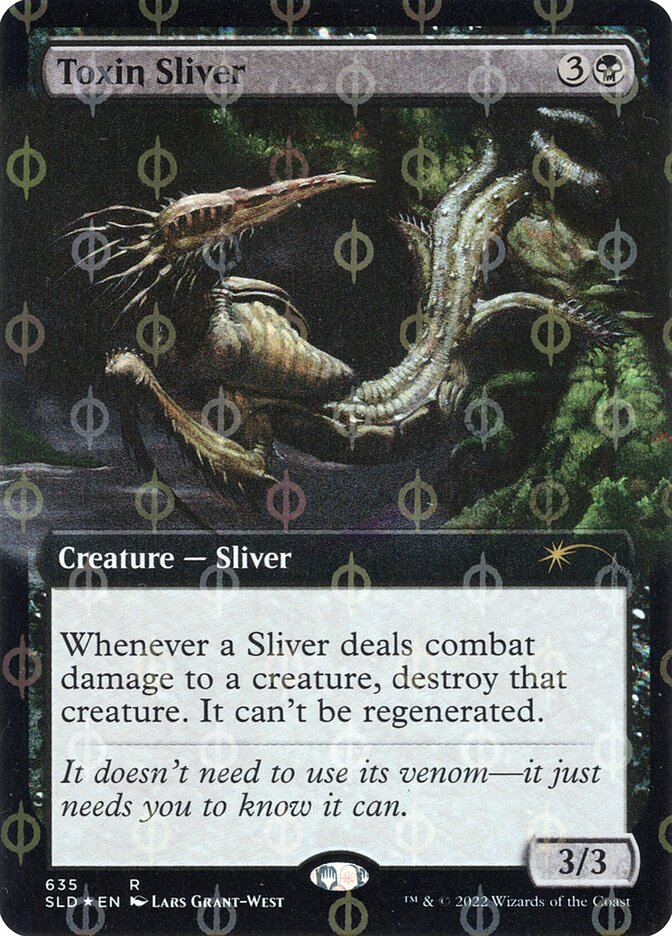 Toxin Sliver Extended Art Step and Compleat Foil 635 (Secret Lair Drop Series)  - Foil | Good Games Adelaide SA