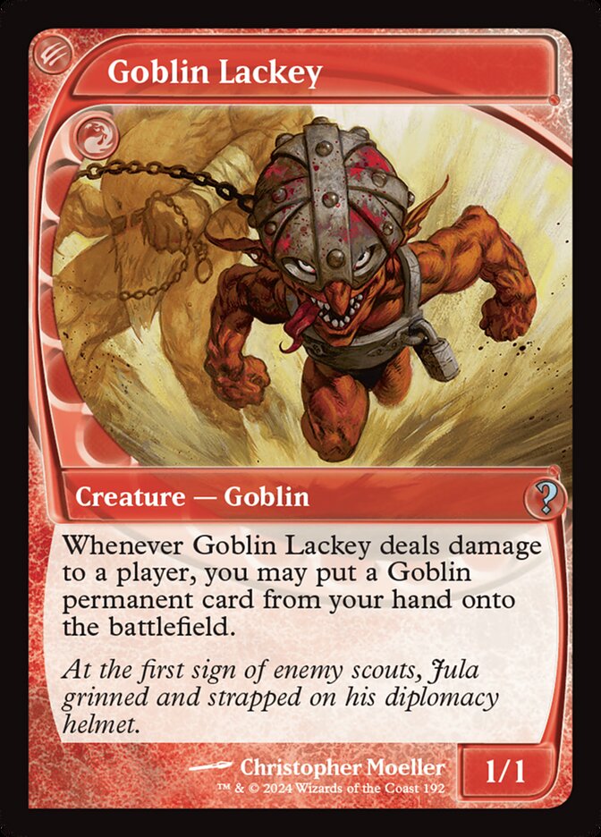 Goblin Lackey Future Sight 192 (Mystery Booster 2)  - Future Sight | Good Games Adelaide SA
