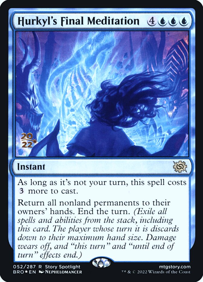 Hurkyl's Final Meditation 52 (Prerelease Cards)  - Foil | Good Games Adelaide SA