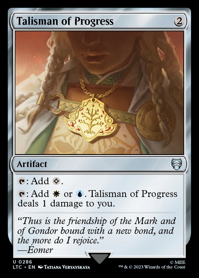 Talisman of Progress 286 (Commander: The Lord of the Rings: Tales of Middle-earth)  | Good Games Adelaide SA