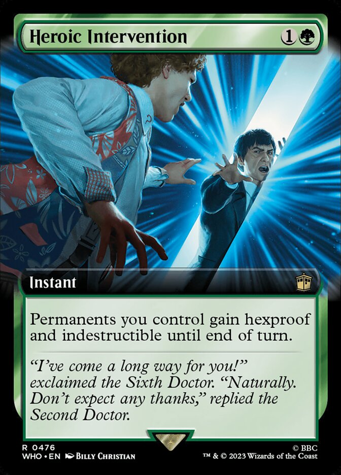 Heroic Intervention 476 (Universes Beyond: Doctor Who)  | Good Games Adelaide SA