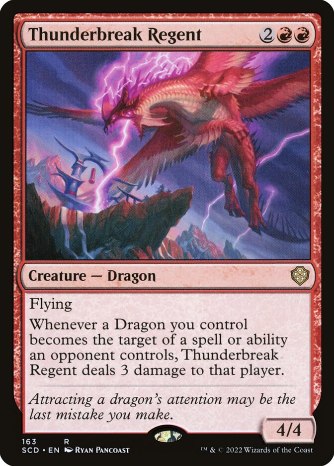 Thunderbreak Regent 163 (Starter Commander Decks)  | Good Games Adelaide SA