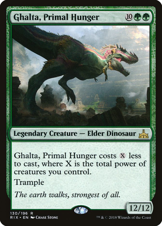 Ghalta, Primal Hunger 130 (Rivals of Ixalan)  | Good Games Adelaide SA