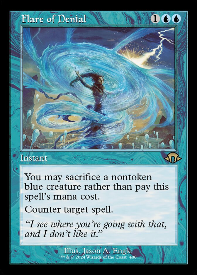 Flare of Denial 400/319 (Modern Horizons 3)  - Retro Foil | Good Games Adelaide SA