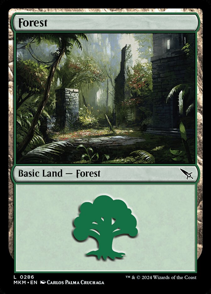 Forest 286 (Murders at Karlov Manor)  - Foil | Good Games Adelaide SA