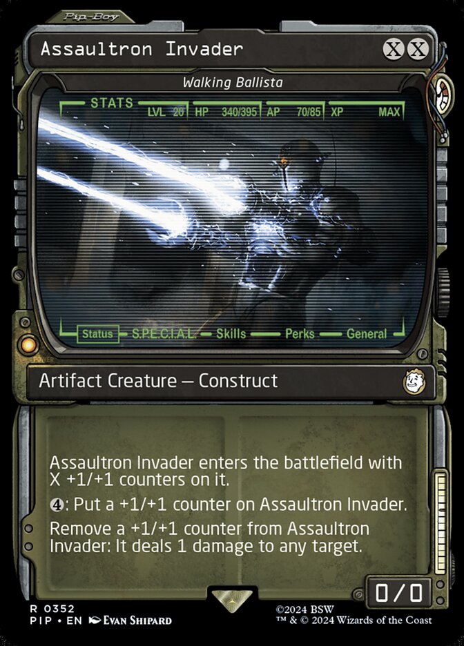 Assaultron Invader Walking Ballista 352 (Universes Beyond: Fallout)  | Good Games Adelaide SA