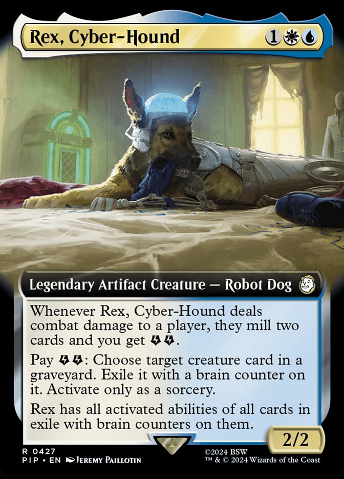 Rex, Cyber-Hound 427 (Universes Beyond: Fallout)  - Foil | Good Games Adelaide SA