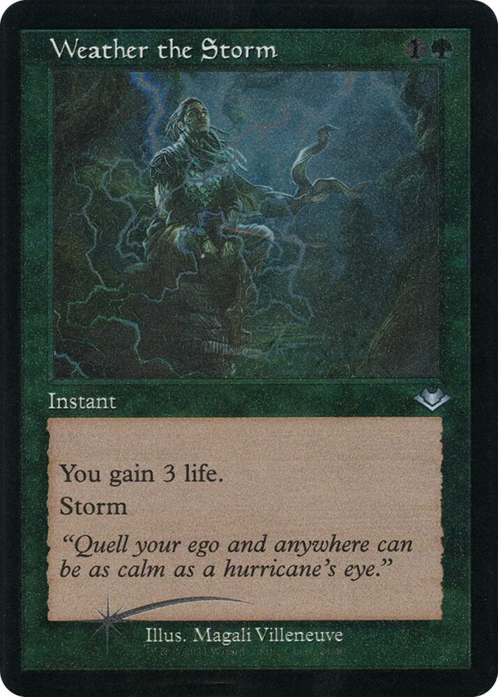 Weather the Storm 24 (Modern Horizons)  - Retro Etched Foil | Good Games Adelaide SA