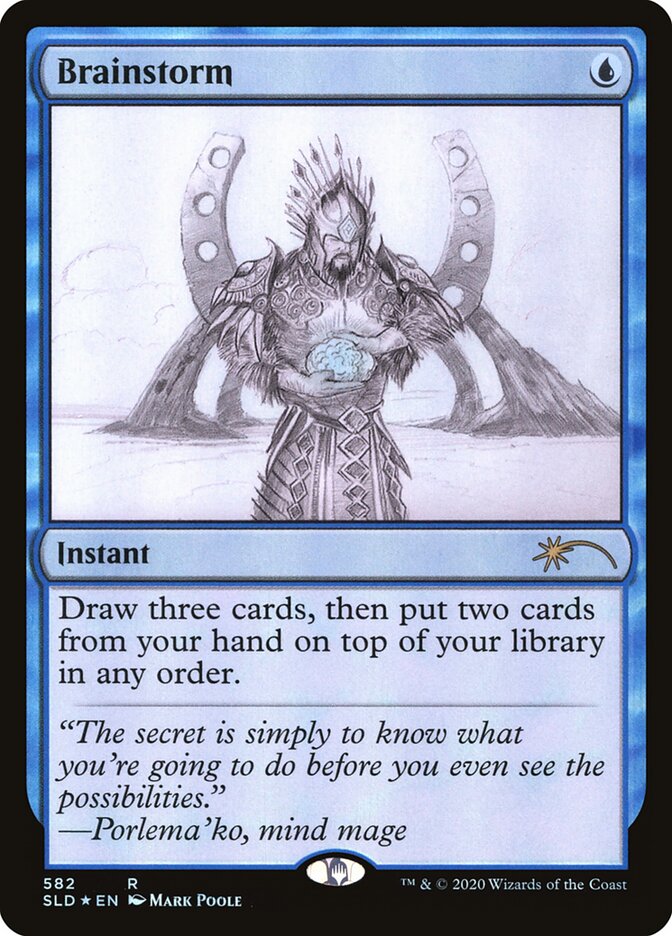 Brainstorm 582 (Secret Lair Drop Series)  - Foil | Good Games Adelaide SA