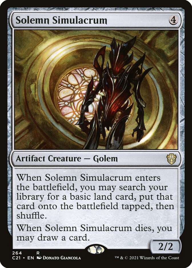 Solemn Simulacrum 264 (Commander 2021)  | Good Games Adelaide SA